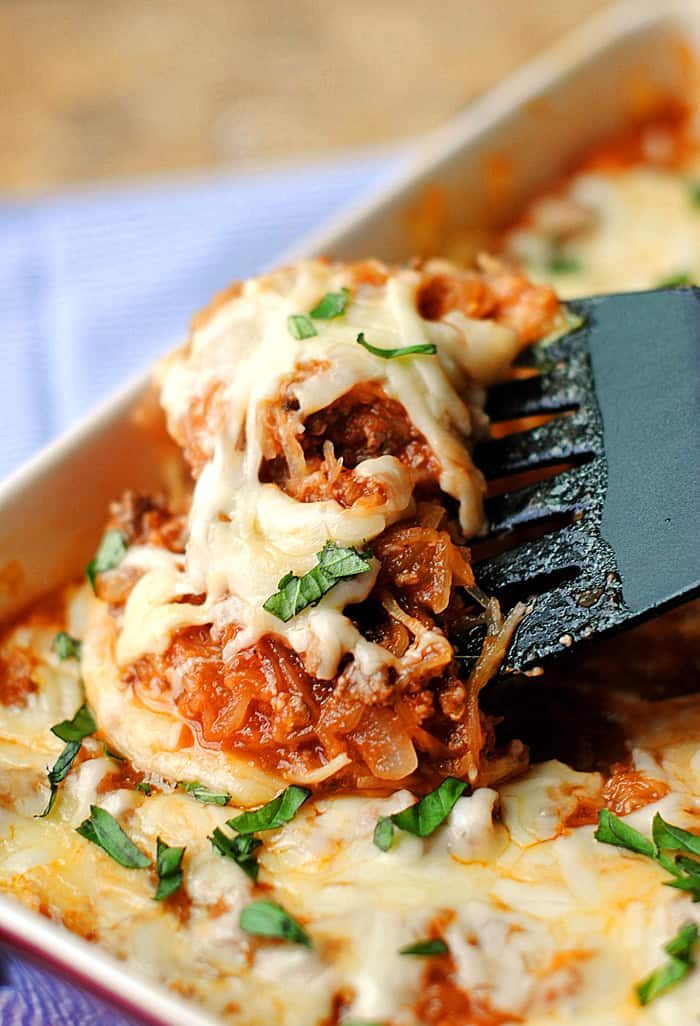Oven-baked Spaghetti Squash Casserole