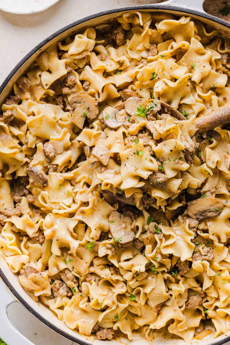 Ground Beef Stroganoff