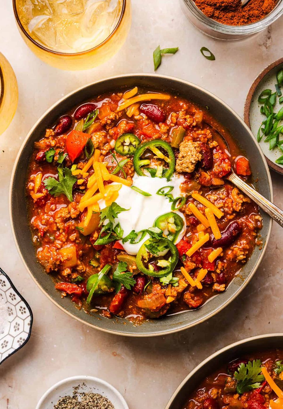 Lighter Turkey Chili